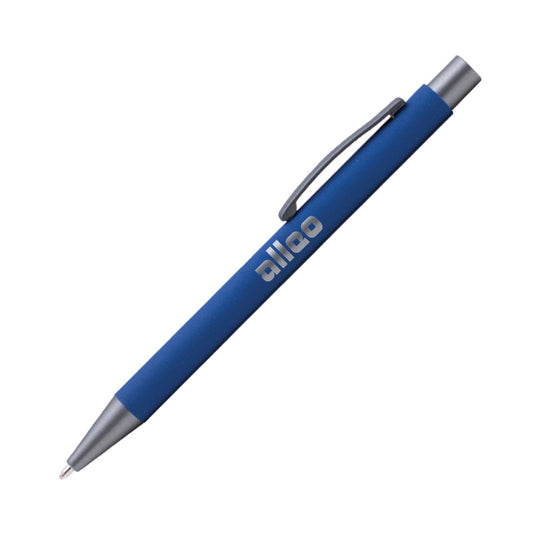 Bowie Softy - Laser Engraved Metal Pen (Navy Blue)